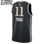 Maillot NBA Atlanta Hawks Trae Young Nike 2023-24 City Edition Noir Swingman - Enfant